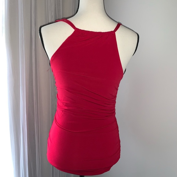 RAMPAGE RED SUMMER TOP SHIRT WOMEN’s size medium - Picture 5 of 7